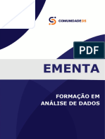 Ementa - Análise de Dados