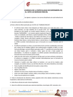 Acuerdos de Convivencia de La Especialidad de Enfermería en El Cetis 133 Mariano Rincon