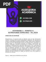 Atividade 1 - Pontes e Estruturas Especiais - 54 - 2024