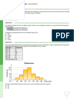 Matemática - Estatística - Distribuição de Frequências