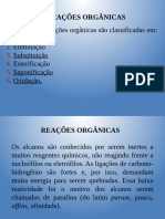 Aula 5 Reações Orgânicas Dos Hidrocarbonetos