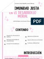 La Comunidad Justa en El Desarrollo Moral