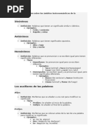 Retroalimentación Sobre Los Ámbitos Lexicosemánticos de La Comunicación