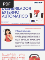 Desfibrilador Externo Automático para Adultos y Niños