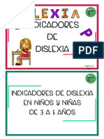 Indicadores de Dislexia Cuaderno A5 Tienda