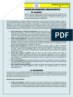 12 La Elaboración de Nuestro Presupuesto Personal