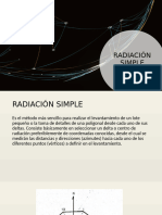 Radiación Simple