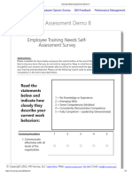 Training Needs Assessment Demo 8