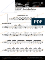 Applying The Hand Kick Kick Double Bass Pattern