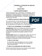 Perfil Epidemiológico y Situación de Salud de R