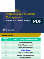 PMPG 5001 Lecture 4 Plan & Define Scope