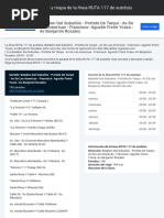 RUTA 117: Horario y Mapa de La Línea RUTA 117 de Autobús