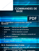 Partie Commandes