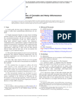 Sample Preparation of Cannabis and Hemp Inflorescence For Laboratory Analysis