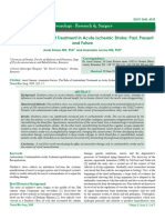 The Role of Antioxidant Treatment in Acute Ischemic Stroke: Past, Present and Future