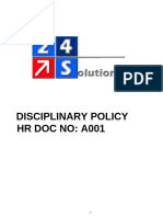 24 Solutions Disciplinary Policy - 001