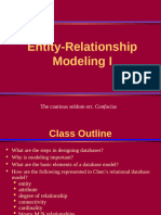 Lecture 2 - Database Modeling I