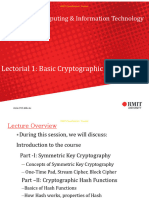 Security in Computing & Information Technology (COSC2536) : Lectorial 1: Basic Cryptographic Techniques