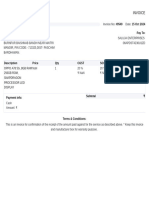 E-Commerce Invoice Template 3