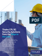 Thales CPL 5g Security Solutions From The Edge To The Core SB