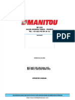 Manitou MTL845 945 Telehandler Operator's Manual PDF