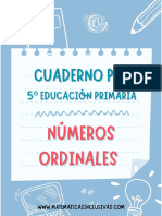 Numeros Ordinales - 5 Curso Educacion Primaria