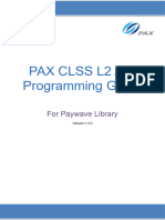 PAX CLSS L2 API Programming Guide For Paywave Library