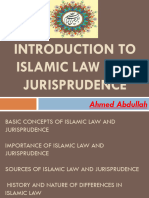 Law and Jurisprudence in Islam