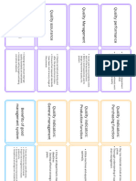 Grade 12 Business Quality Preformance Flash Cards