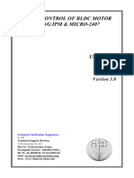 Speed Control of BLDC Motor Using IPM & Micro - 2407 Version 3.0