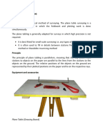 Land Surveying - Plane Table Surveying