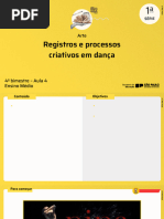 Registros e Processos Criativos em Dança