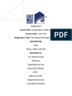 Assignment - Comparative Family Law