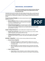 Esg Individual Assignment: Circular Economy Principles