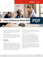 CONFERENCE PHONE B189 Datasheet