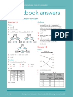 Math Workbook Answers (Unit 1, 2 and 3)