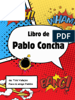 Documento A4 Portada de Proyecto Comic Creativo Colorido