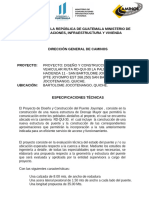 Especificaciones 01