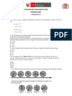 Primer Grado Concurso de Conocimiento 2024