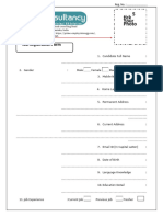 Job Seeker Registration Form