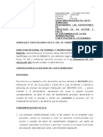 Contestacion de Demanda - Direccion Regional de Trabajo (Servipipa S.R.L.)