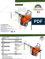 Ficha Técnica Pulverizadora Traccionada 800 - Cotización 2023 Nuevo