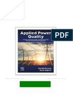 Applied Power Quality: Analysis, Modelling, Design and Implementation of Power Quality Monitoring Systems Sarath Perera