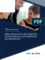 MBA Executivo em Gestão Estratégica e Econômica de Negócios - Modularizado