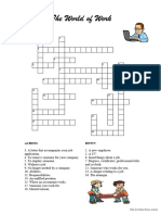 The World of Work Crossword