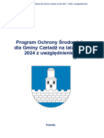 Program Ochrony Środowiska Dla Gminy Czeladz