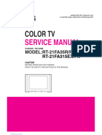 Color TV: Service Manual