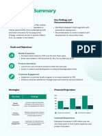 Green Professional Strategic Business Plan Executive Summary