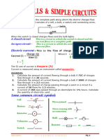 Cells and Simple Circuits