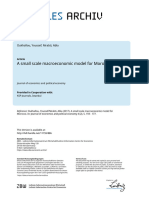 2017-A Small Scale Macroeconomic Model For Morocco